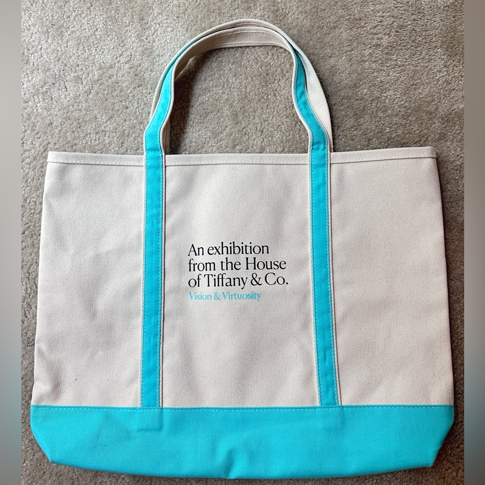 Tiffany and Co limited edition big canvas tote
